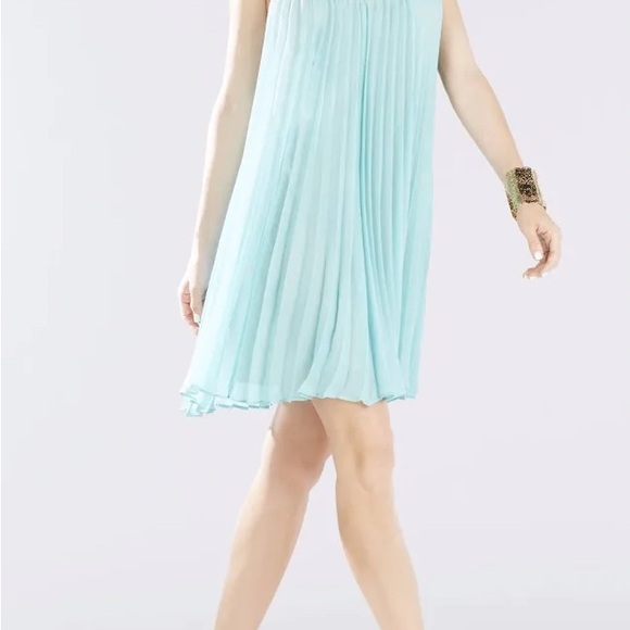 BCBGMaxAzria Aqua Pleated Dress - Picture 9 of 9